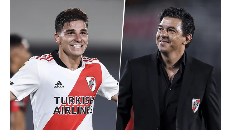 De la mano de Julián Álvarez: el récord que podría superar el River de Gallardo. (Getty Images)