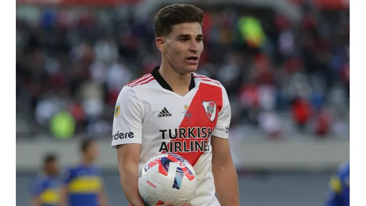 Julián Álvarez, figura de River en la Liga Profesional (Foto: Getty Images)