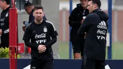 Messi entrena diferenciado, ¿qué tiene en mente Scaloni?