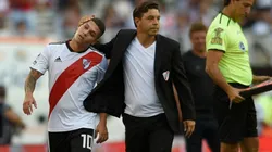 Juan Fernando Quintero y Marcelo Gallardo, River Plate (Foto: Getty Images)