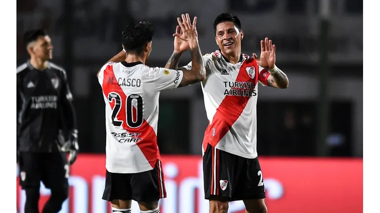 Enzo Pérez y Milton Casco, River Plate (Foto: Getty Images)