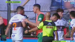 Nahuel Iribarren, defensor de Platense, denunció que Pitana lo invitó "a pelear afuera".