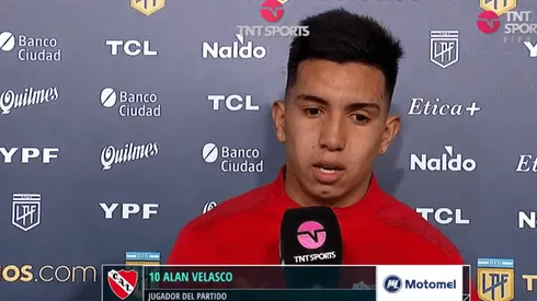 VIDEO | Alan Velasco y una fuerte entrevista post-partido tras el fallecimiento de su primo