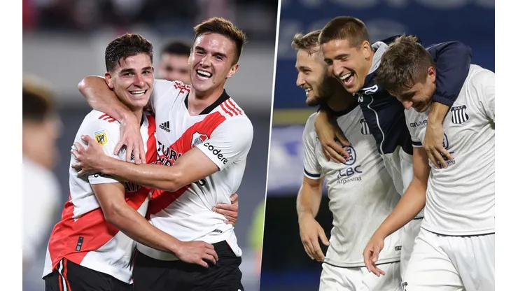 River Plate y Talleres, Liga Profesional (Fotos: Getty Images)