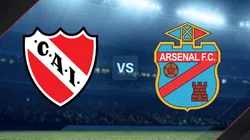 Independiente y Arsenal se enfrentan por el Torneo de Reserva.