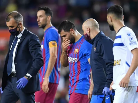 Nuevo parte médico del Kun Agüero: se complica su situación en Barcelona