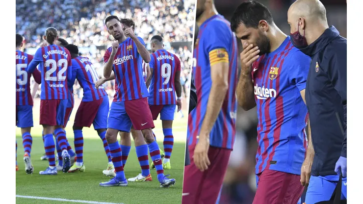 Hermoso gesto del Barcelona dedicado al Kun Agüero.