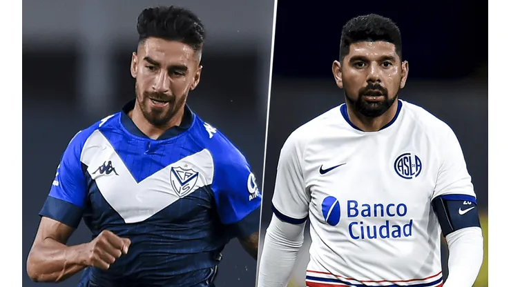 Vélez vs. San Lorenzo por la Liga Profesional. (Fotos: Getty Images).