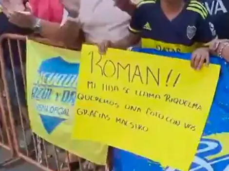 VIDEO | El insólito homenaje de un hincha de Boca a Riquelme: "Mi hija se llama..."