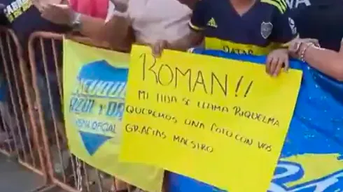 VIDEO | El insólito homenaje de un hincha de Boca a Riquelme: "Mi hija se llama..."