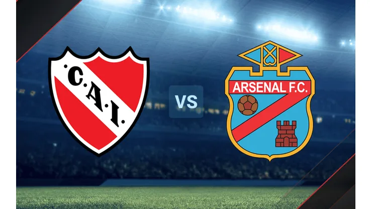 Independiente y Arsenal se enfrentan por la Liga Profesional.