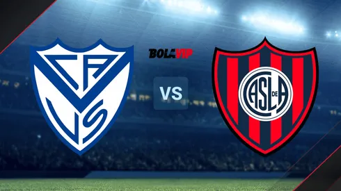 Vélez y San Lorenzo se enfrentan por la Liga Profesional.