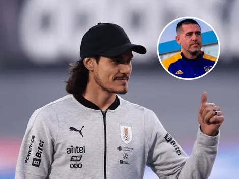 Riquelme confirmó contactos con Cavani: "Él quiere jugar en Boca"