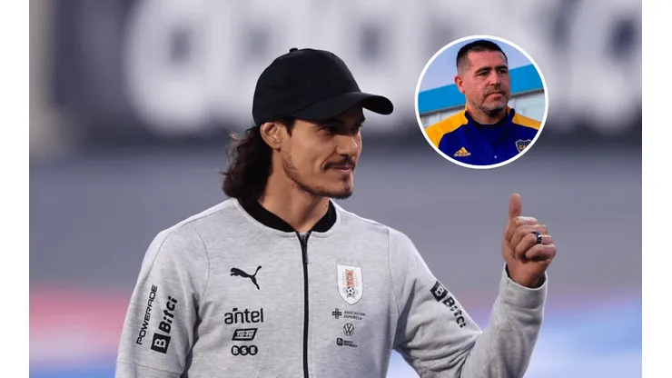 Riquelme confirmó contactos con Cavani: "Él quiere jugar en Boca"