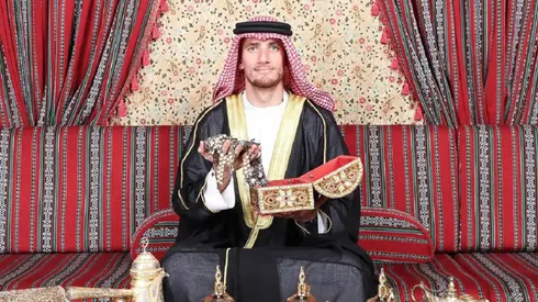 El único futbolista argentino jugando en Bahréin: "Por Messi, acá creen que el mate es como una proteína"