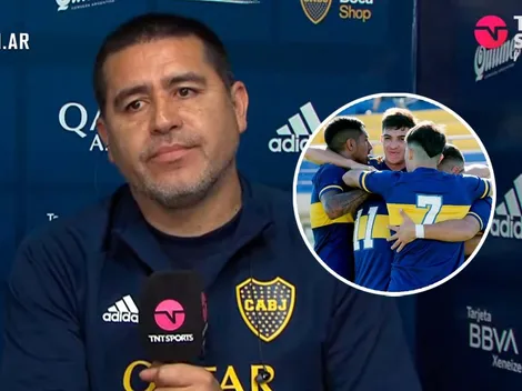 Riquelme, enamorado de un juvenil de Boca: "Tiene cosas que se las veo a muy pocos"