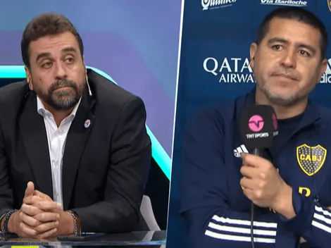 Riquelme y Distasio se sacaron chispas en vivo: "No puedo discutir con un fanático"