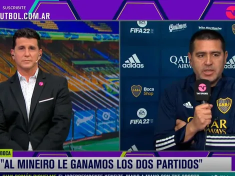El cruce de Riquelme con Hernán Castillo al aire: "No seas tan fanático"
