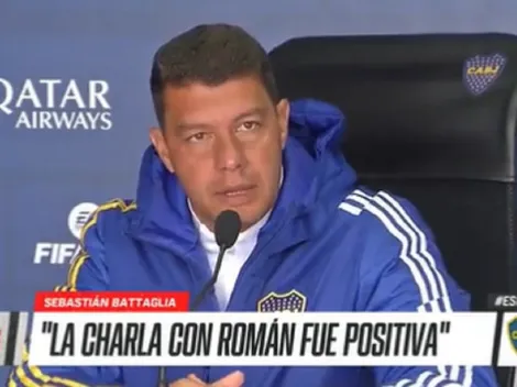 "Se inventan demasiadas cosas": Battaglia aclaró cómo fue la charla con Riquelme