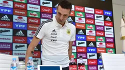 Conferencia de prensa de Lionel Scaloni, DT de Argentina (Foto: Getty Images)