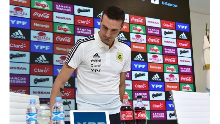 Conferencia de prensa de Lionel Scaloni, DT de Argentina (Foto: Getty Images)