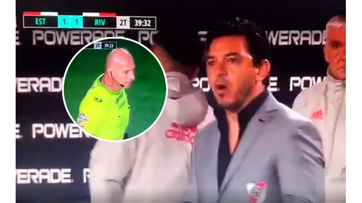 VIDEO | Gallardo explotó contra Pitana y lo insultó en pleno partido: "¿Qué cobras, p..?"