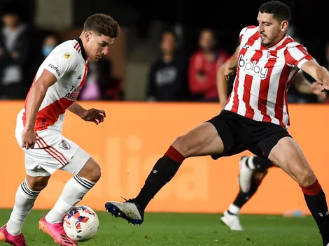 Mereció su gol: Julián Álvarez fue el que más gambeteó y remates intentó ante Estudiantes