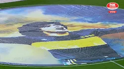 La Bombonera le rindió homenaje a Diego Maradona. (Fox Sports Premium)