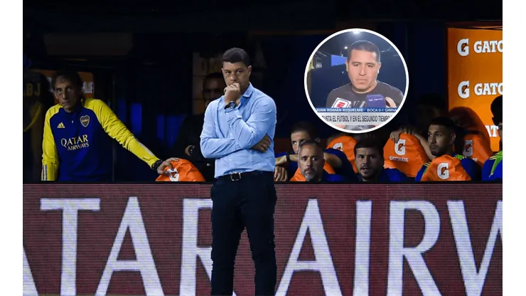 Riquelme definió el presente de Battaglia en Boca: ¿se queda después de diciembre?