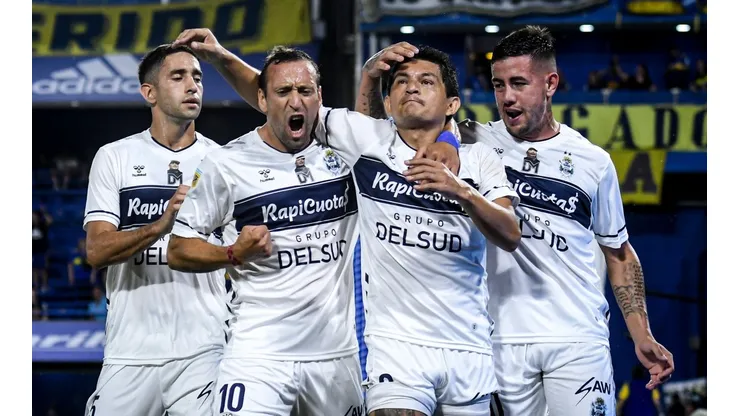 El Pulga Rodríguez le dio el triunfo a Gimnasia sobre Boca. (Getty)
