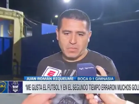 Riquelme, sobre la charla con el plantel de Boca: "Les fui a agradecer"