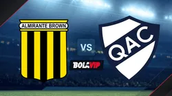 Almirante Brown vs. Quilmes por la Primera Nacional.