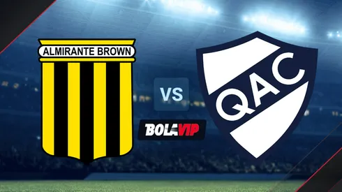 Almirante Brown vs. Quilmes por la Primera Nacional.