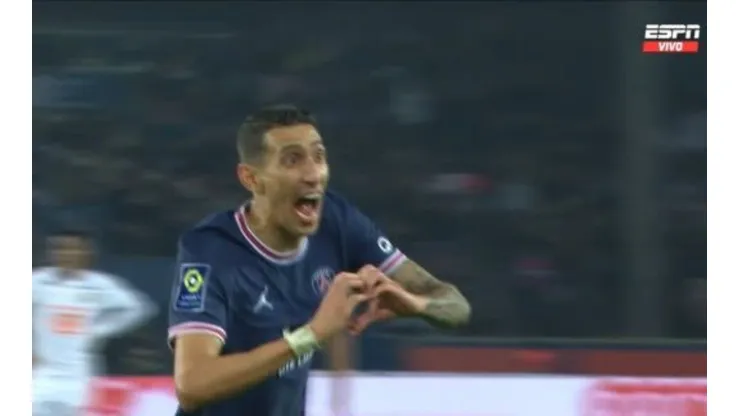 Ángel Di María le dio la victoria a PSG. (ESPN)