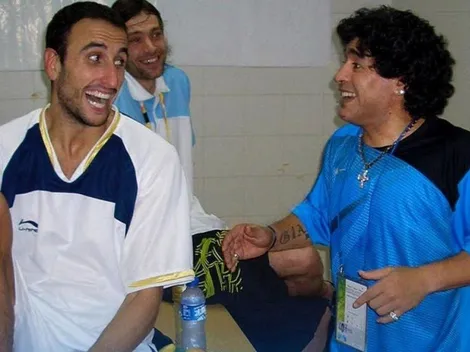 Maradona olímpico: Diego, siempre cerca de los deportistas argentinos