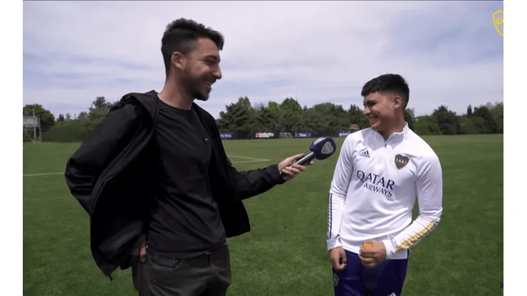 Zeballos y una declaración que le encantó a los hinchas de Boca.