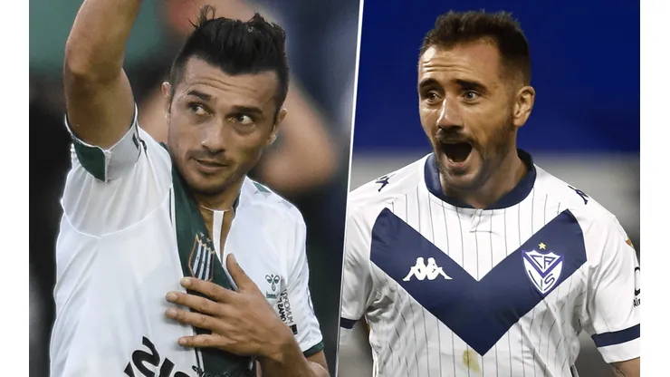 Banfield y Vélez se enfrentan por la Liga Profesional (Fotos: Getty).