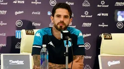 Fernando Gago en conferencia de prensa (Foto: Racing vía web oficial)