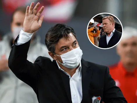 Se fue Koeman y tiemblan los hinchas de River: ¿Barcelona viene por Gallardo?