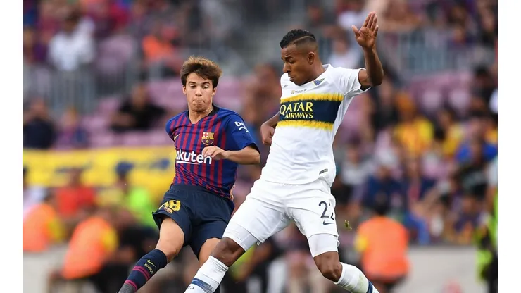 Riqui Puig y Sebastián Villa, Trofeo Joan Gamper (Foto: Getty Images)