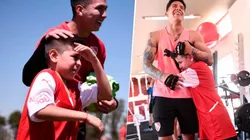 Emocionante: Independiente invitó al entrenamiento al niño que lloró en la cancha