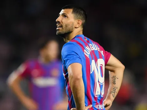Agüero no pateó ni una vez al arco en su debut como titular en Barcelona