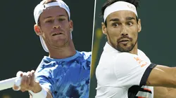 Diego Schwartzman vs. Fabio Fognini por el ATP 500 de Viena (Foto: Getty Images).