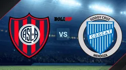 San Lorenzo vs. Godoy Cruz por la Liga Profesional.
