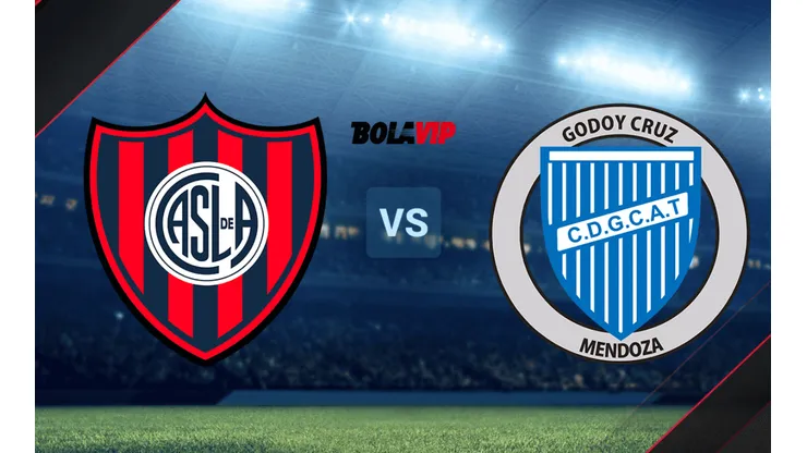 San Lorenzo vs. Godoy Cruz por la Liga Profesional.