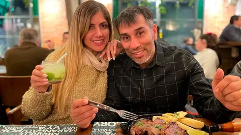 Ya es viral: la desopilante foto que posteó "Pipino" Cuevas con su esposa