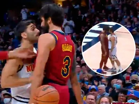 VIDEO | Facu Campazzo se cruzó con Ricky Rubio y tuvieron que separarlos
