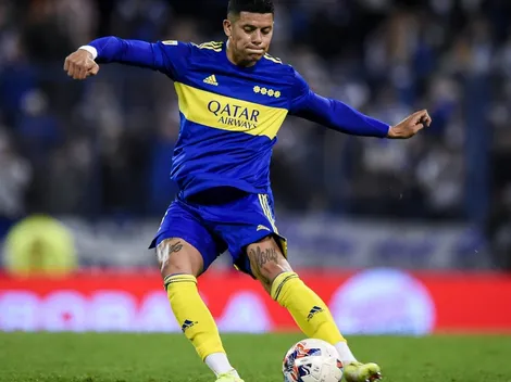 VIDEO | Marcos Rojo encendió la polémica con un extraño gesto hacia la hinchada de Vélez