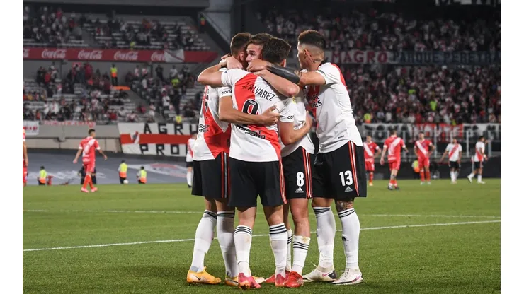 River venció a Argentinos Juniors por 3-0 en la Liga Profesional (Foto: Getty Images)