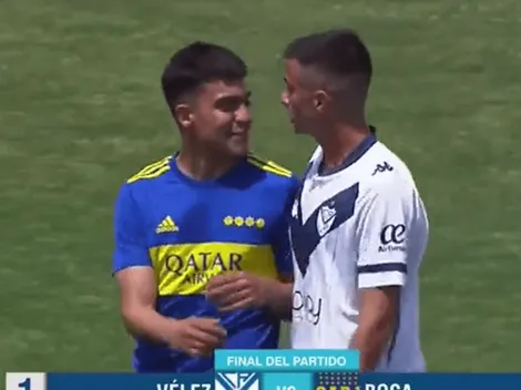 VIDEO | Zeballos hizo enojar a Gómez, jugador de Vélez